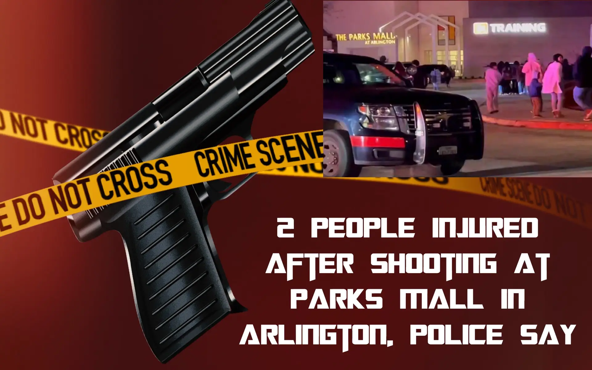 Two people injured after shooting at Parks Mall in Arlington