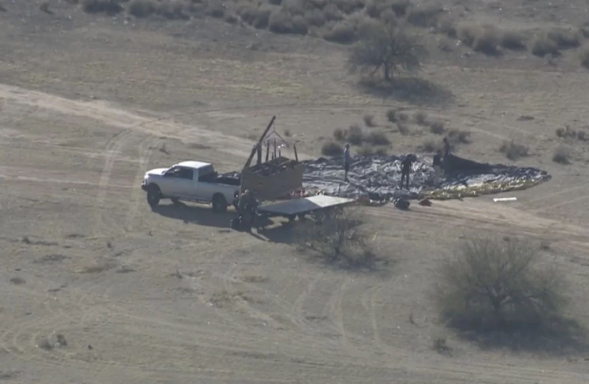 4 Dead in Hot Air Balloon Crash at Eloy