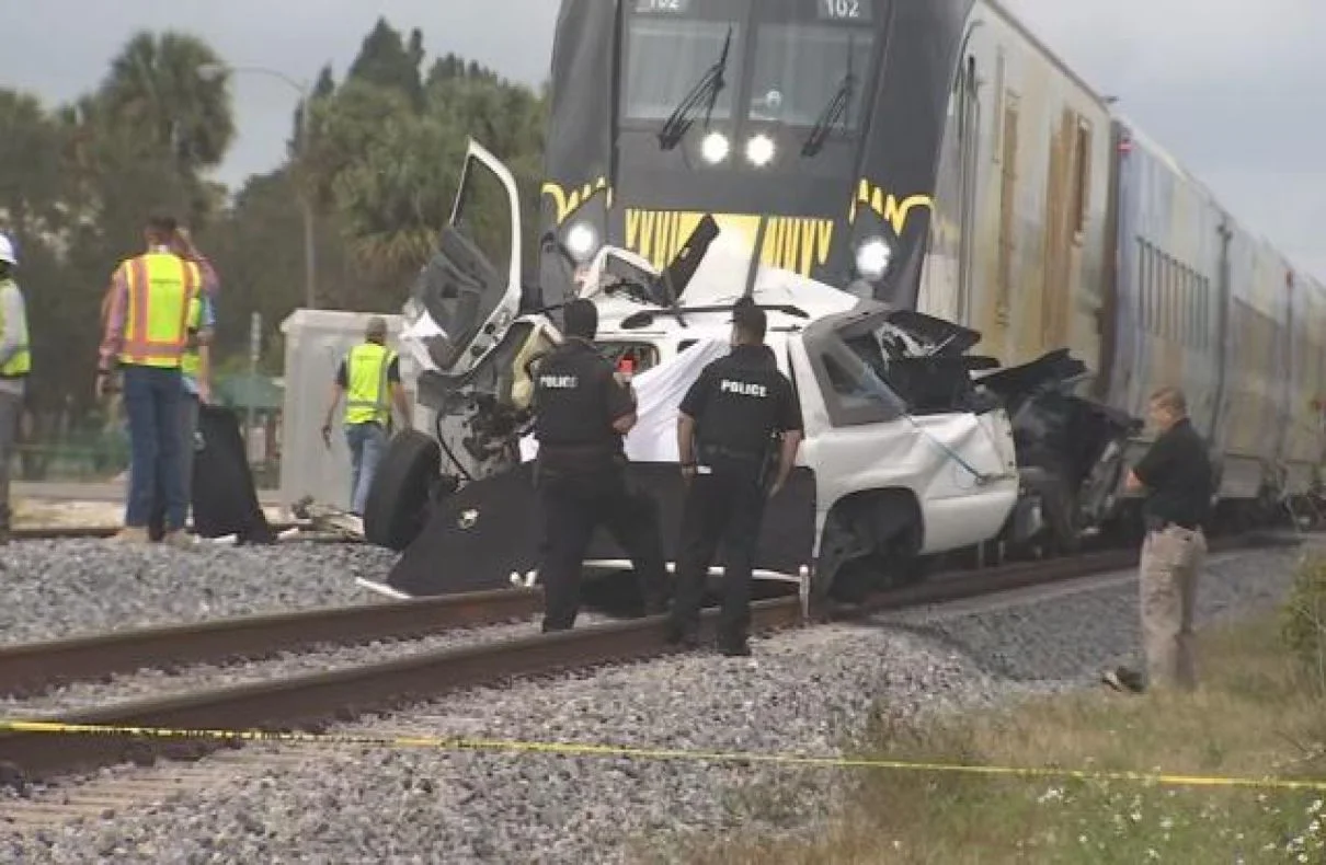 Dramatic Crash as Brightline Train Collides with SUV Texas43