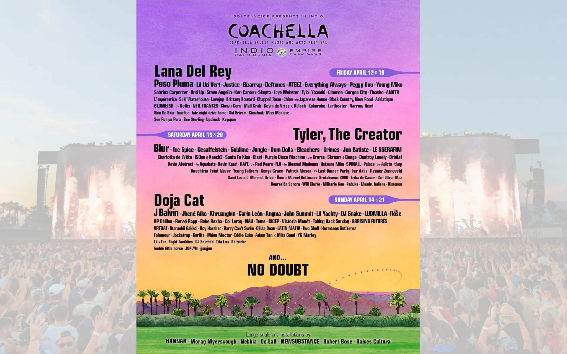 Coachella 2024 Lineup