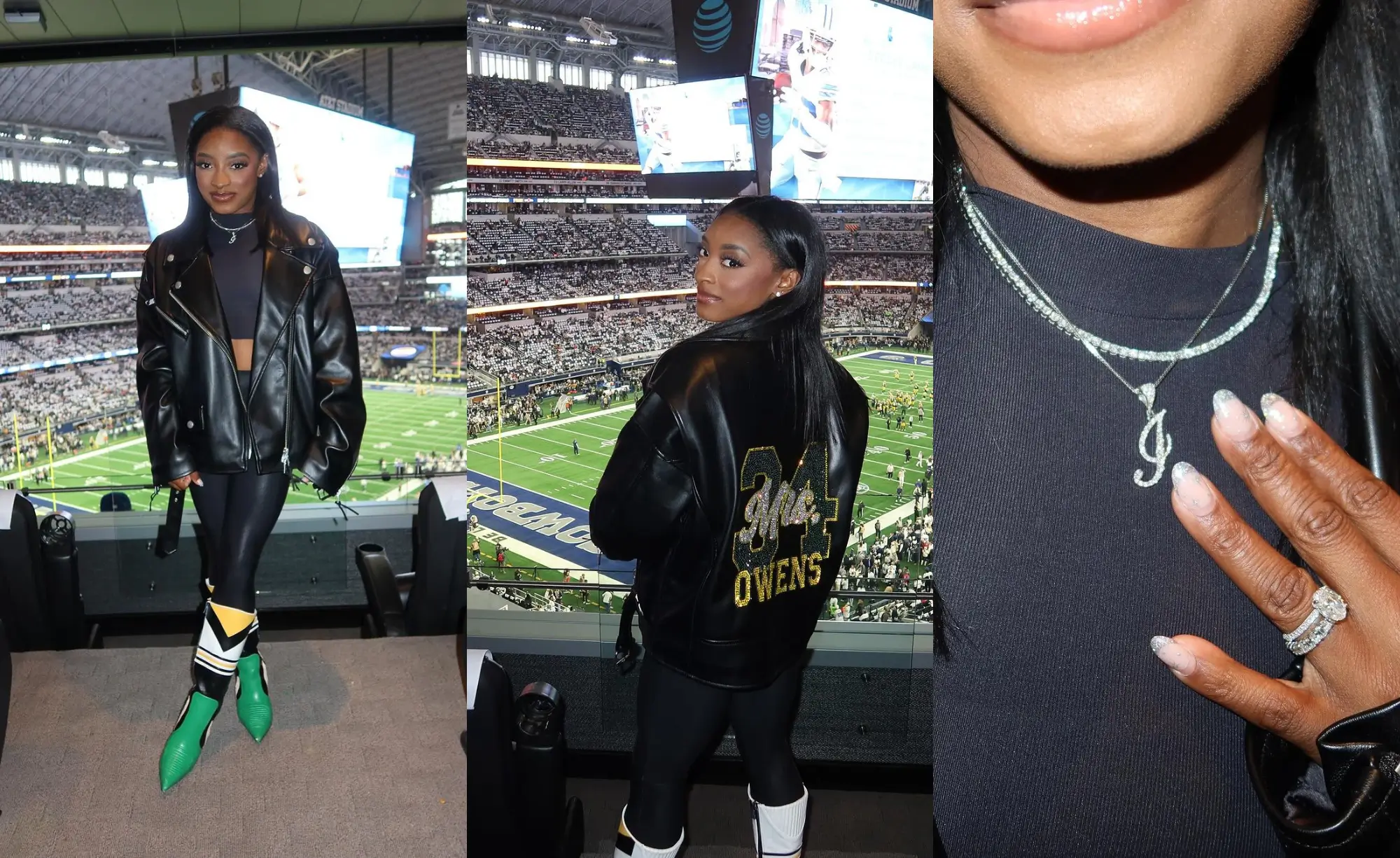 Simone Biles Game Day Glam Pics