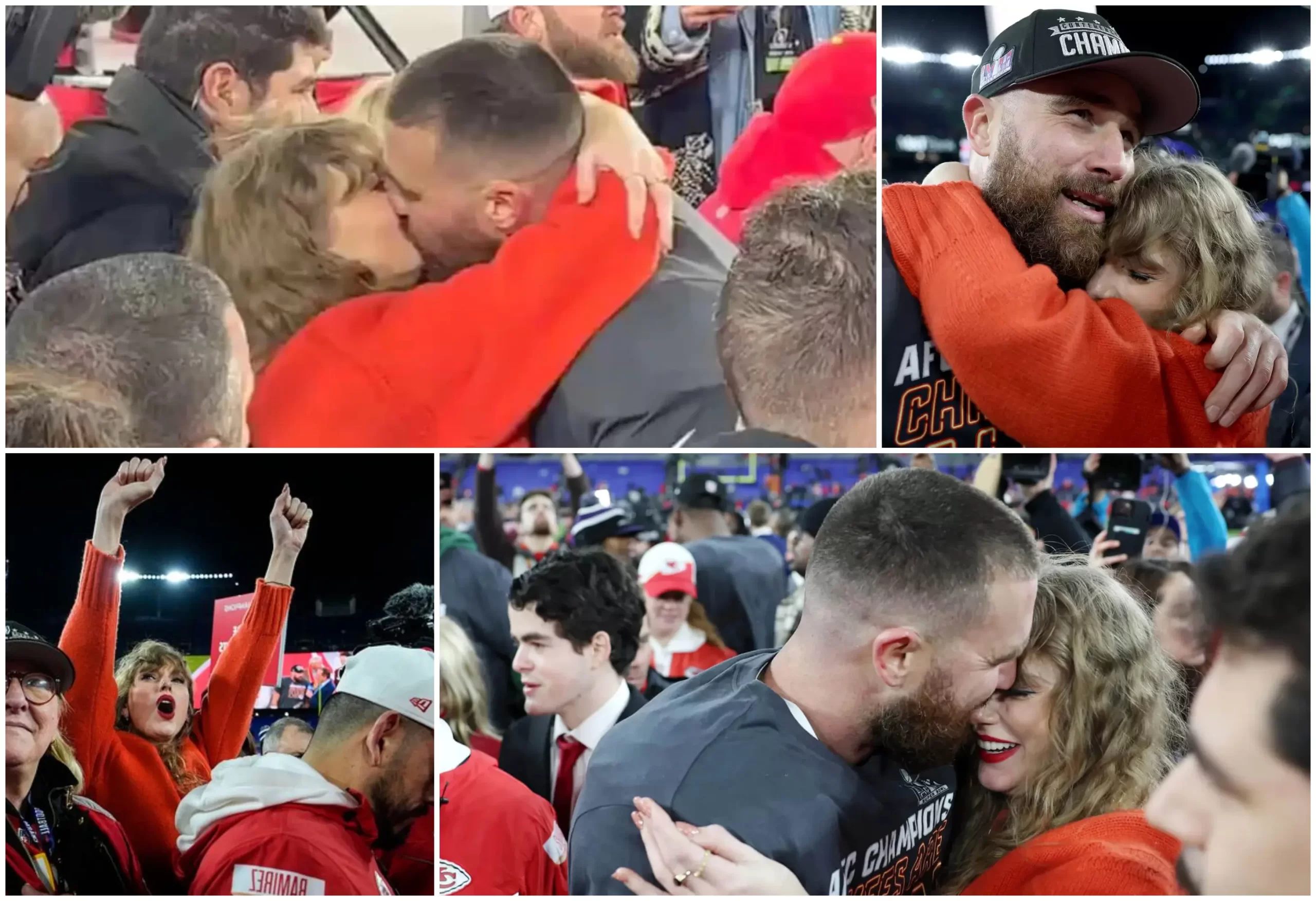 Taylor Swift Cheers On Travis Kelce At Afc Championship Game 2024
