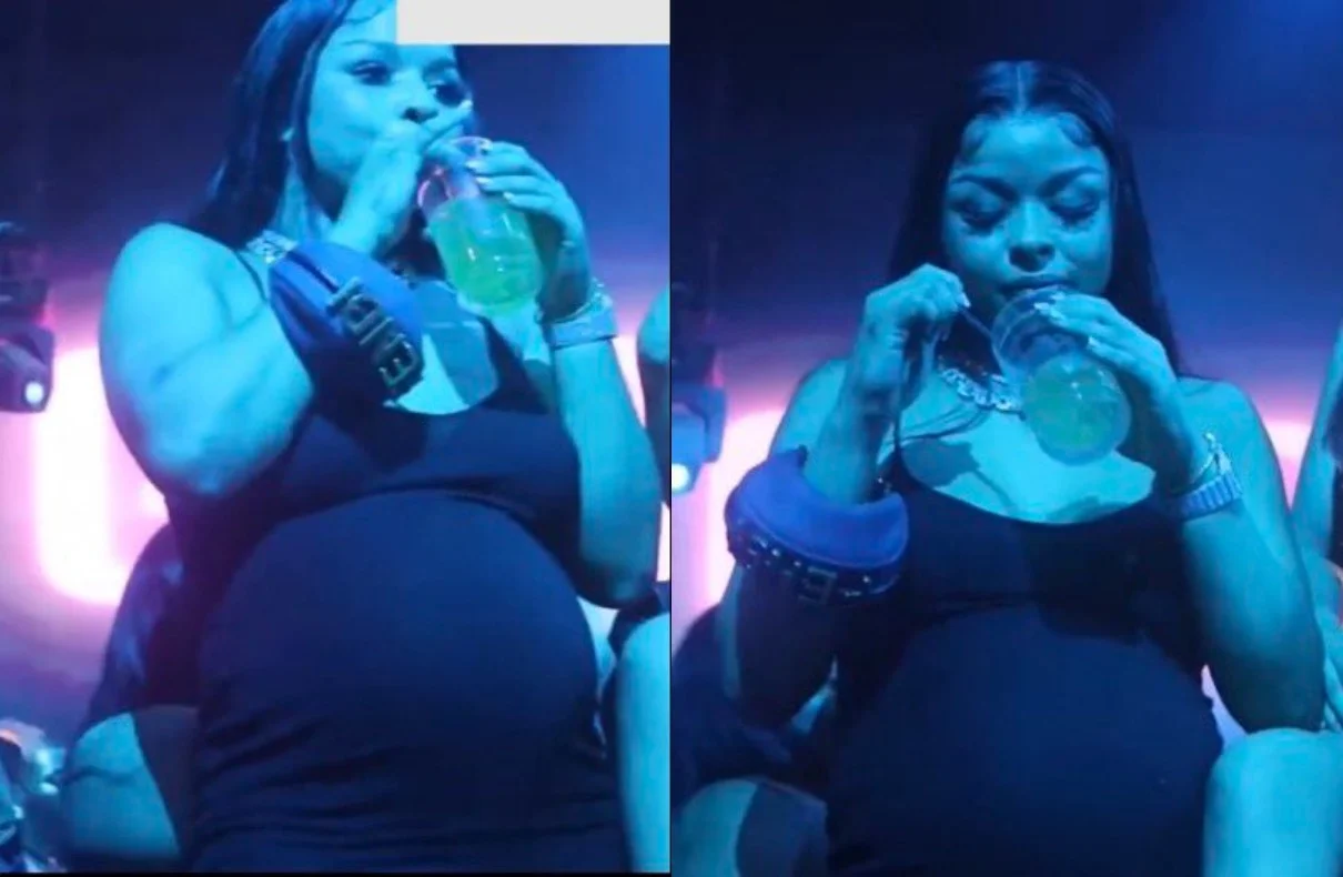Chrisean Rock Breaks The Internet with Drink in Her Hand While Pregnant