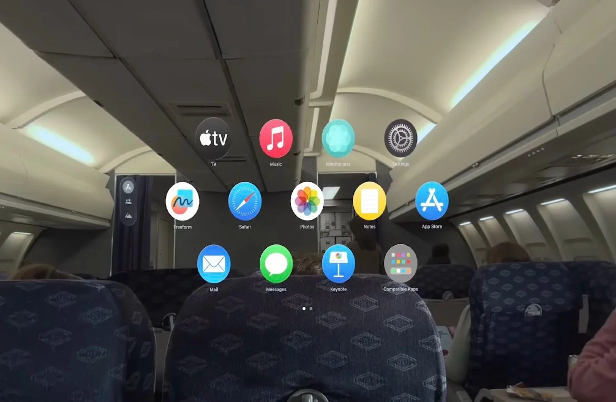 Experience the Magic of Apple Vision Pro Onboard a Flight