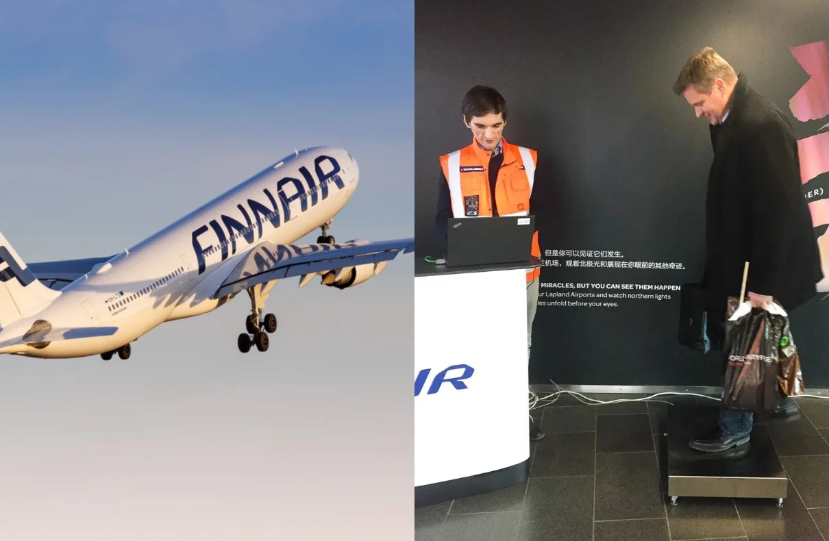 Finnair Will Start Weighing Passengers As Well As Luggage