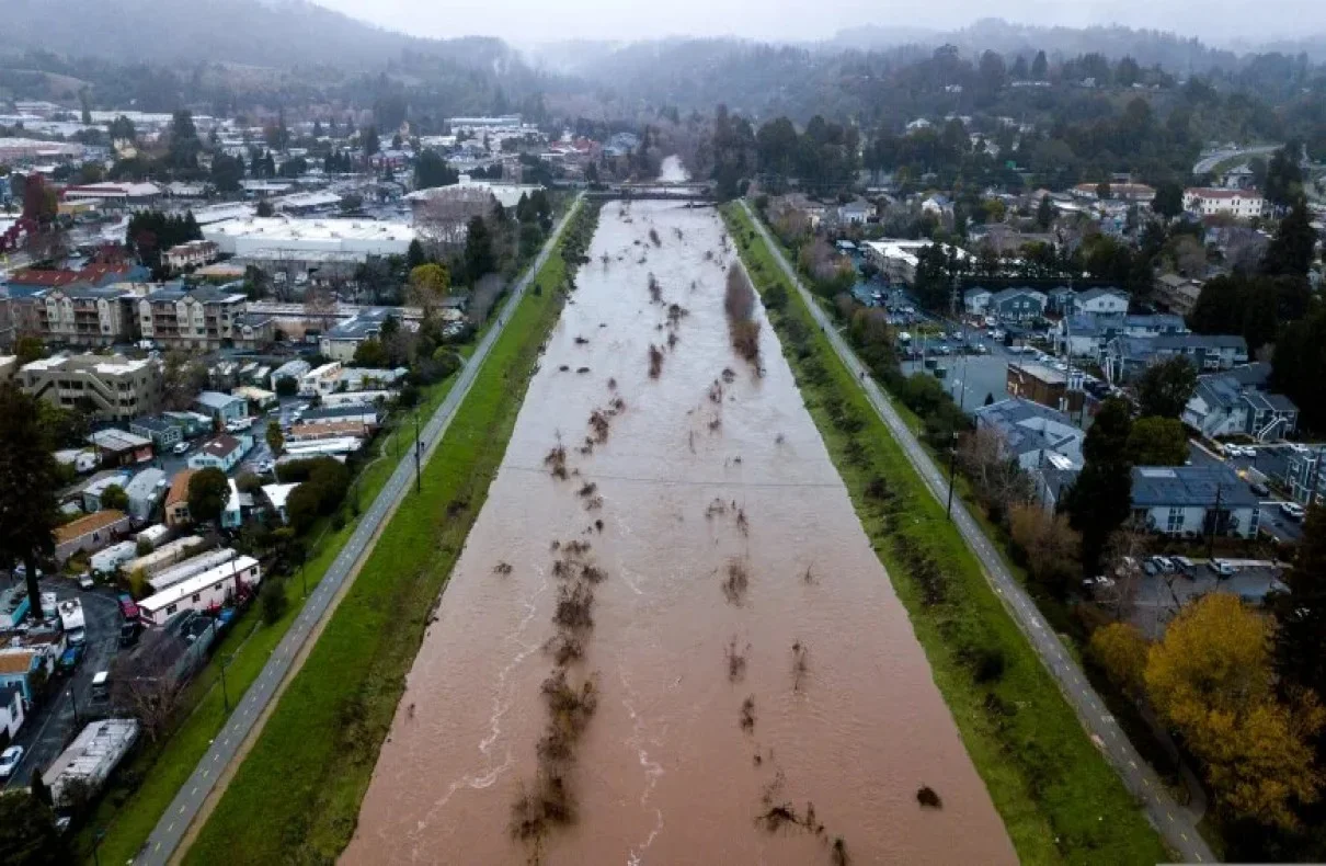 Intense Atmospheric River Threatens to Flood California