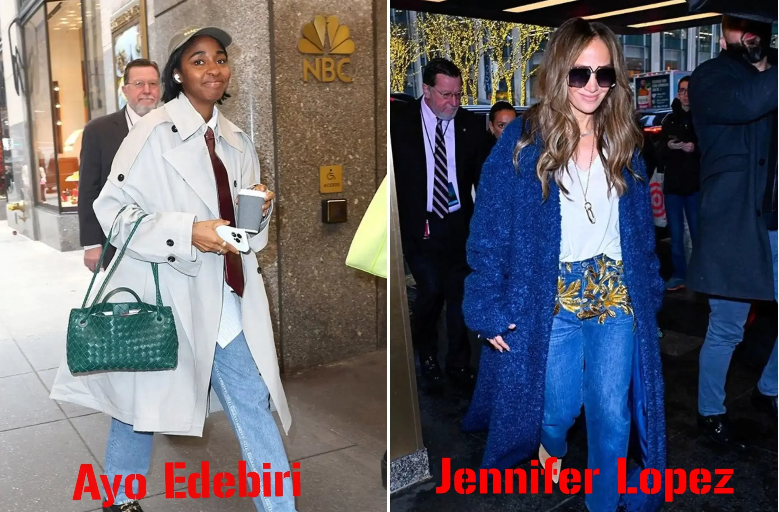 Jennifer Lopez And Ayo Edebiri Arrives For Snl