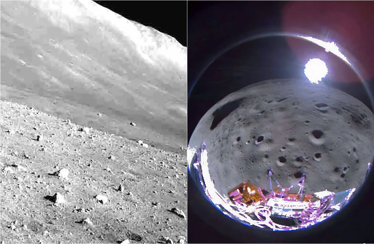 Lunar Landing Photos Exploring The Magnificence Of Odysseus Mission