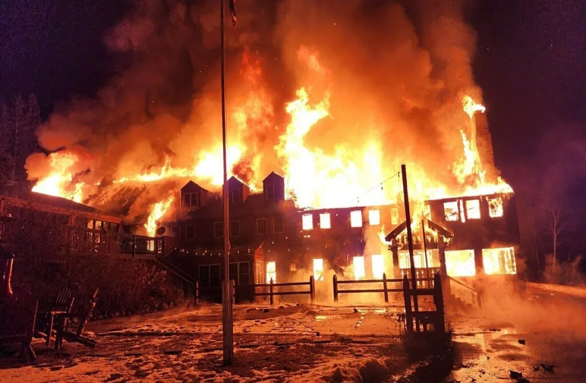 Massive Fire At Lutsen Lodge In Cook County