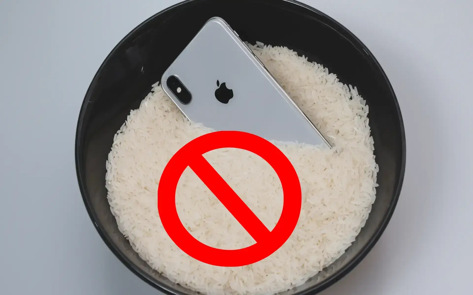 Wet Iphone In Rice