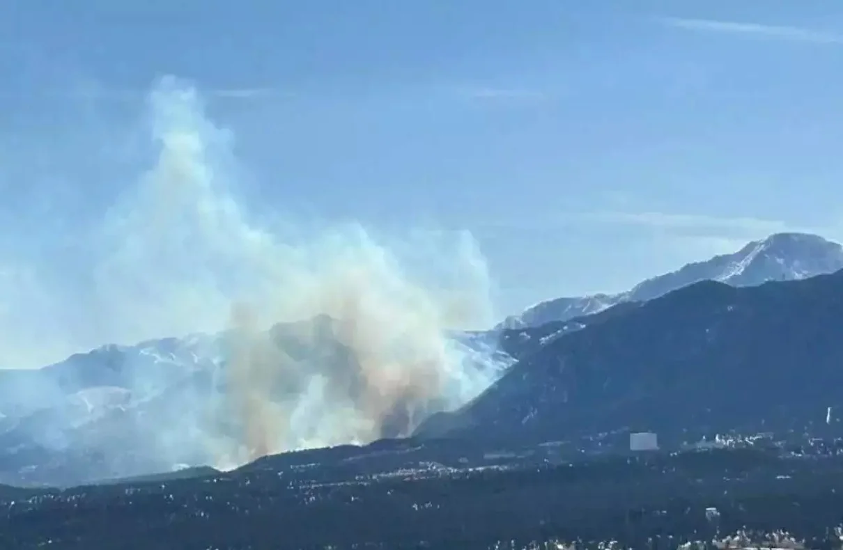 Wildfire Burning in Air Force Academy Ground: An Overview