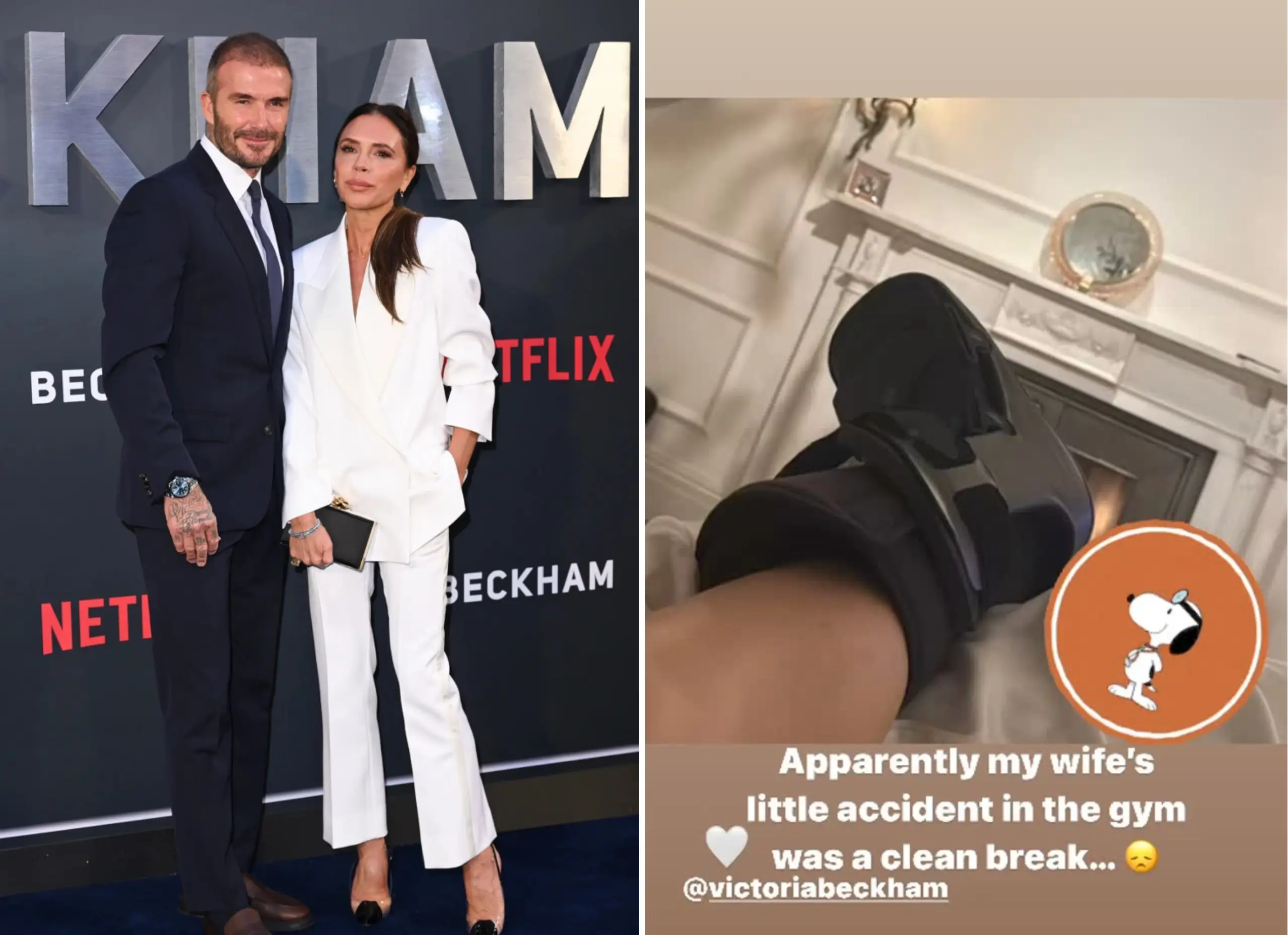 David Beckham’s Supportive Gesture for Victoria’s Gym Accident: A Clean Break