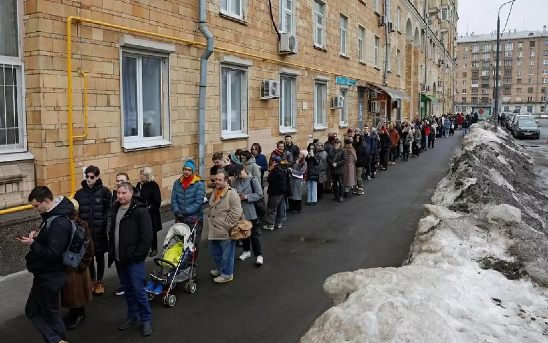 Protests At Polling Stations In Russia