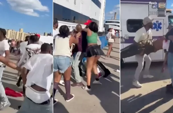 2 stabbed, one hit over head with bottle on party boat in Brooklyn