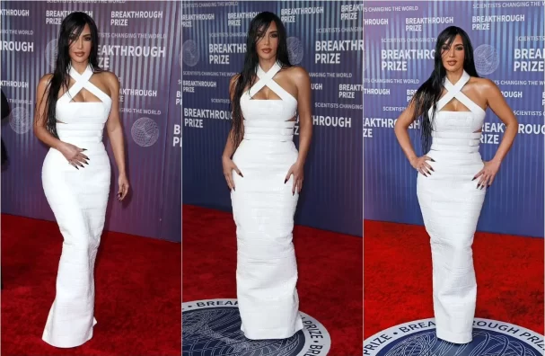 Kim Kardashian is A Glittering Icon at 10th Breakthrough Prize Ceremony