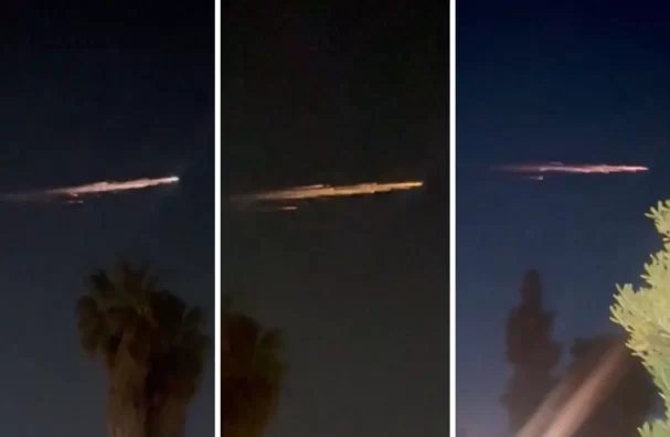 Mysterious fireballs were seen moving in the sky of California