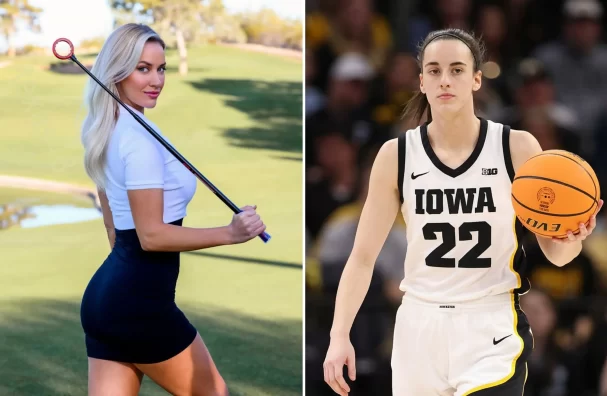 Paige Spiranac And Caitlin Clark