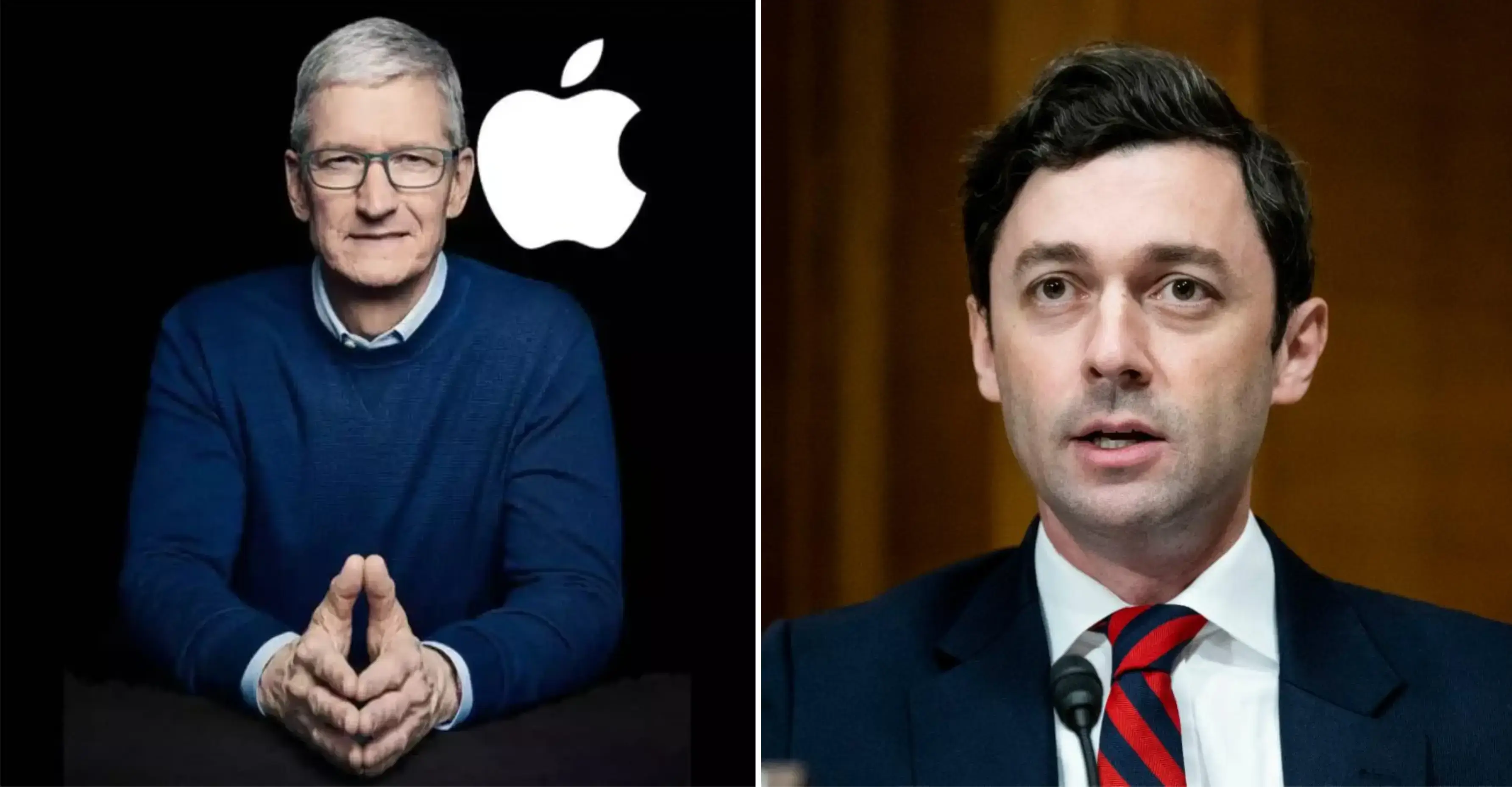 Apple Tim Cook Jon Ossoff