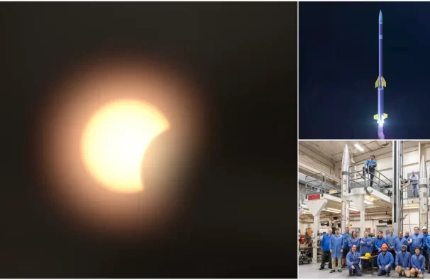 A Glance into NASA's Sounding Rocket Launch during Solar Eclipse