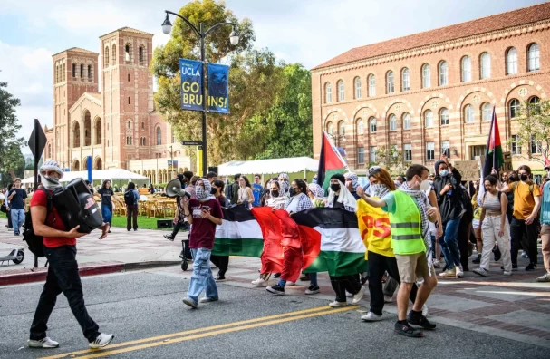 UCLA Campus Engulfed in Heated Pro-Palestinian Protest